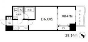 SEST北浜の物件間取画像